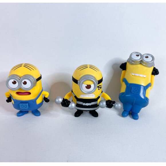 2017 McDonalds Happy Meal Toys Figures Minions Despicable Me 3 Set of 9 - Picture 3 of 6